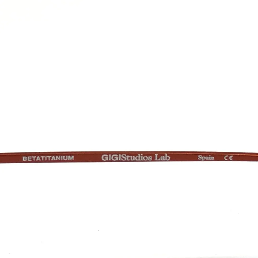 Gigi Studios Eyeglasses Frame DETROIT 8069/8 Matte Rust Bronze Brown 49-20-140